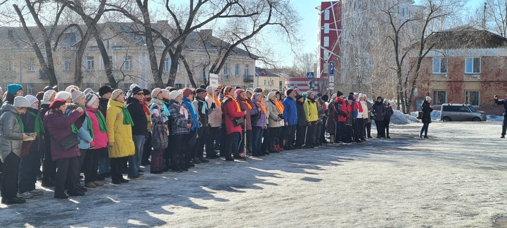 Работники МАУ "Клубы по месту жительства" приняли участие в организации Всероссийской акции "10000 шагов к жизни" в Сквере искусств г. Кемерово