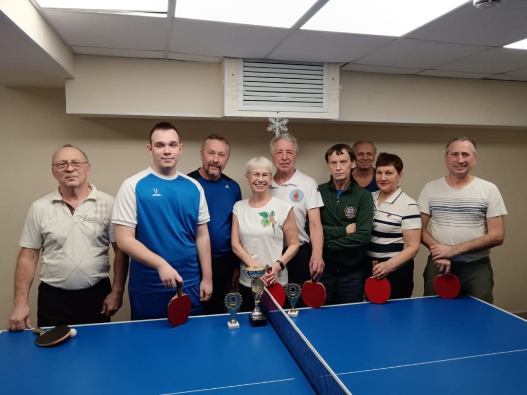 10 января 2025 года в клубе по месту жительства "Лесная поляна" состоялся традиционный внутриклубный турнир по настольному теннису в парном разряде