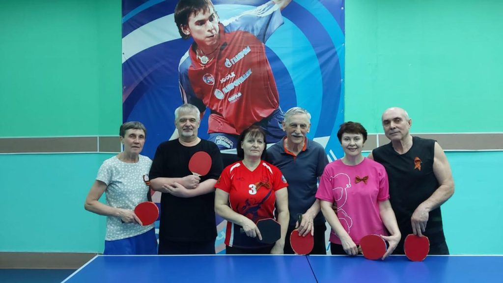 🎉 7 мая 2025 года в клубе по месту жительства «Союз» прошли соревнования по настольному теннису в парном разряде среди ветеранов, посвященные Дню Победы в Великой Отечественной войне