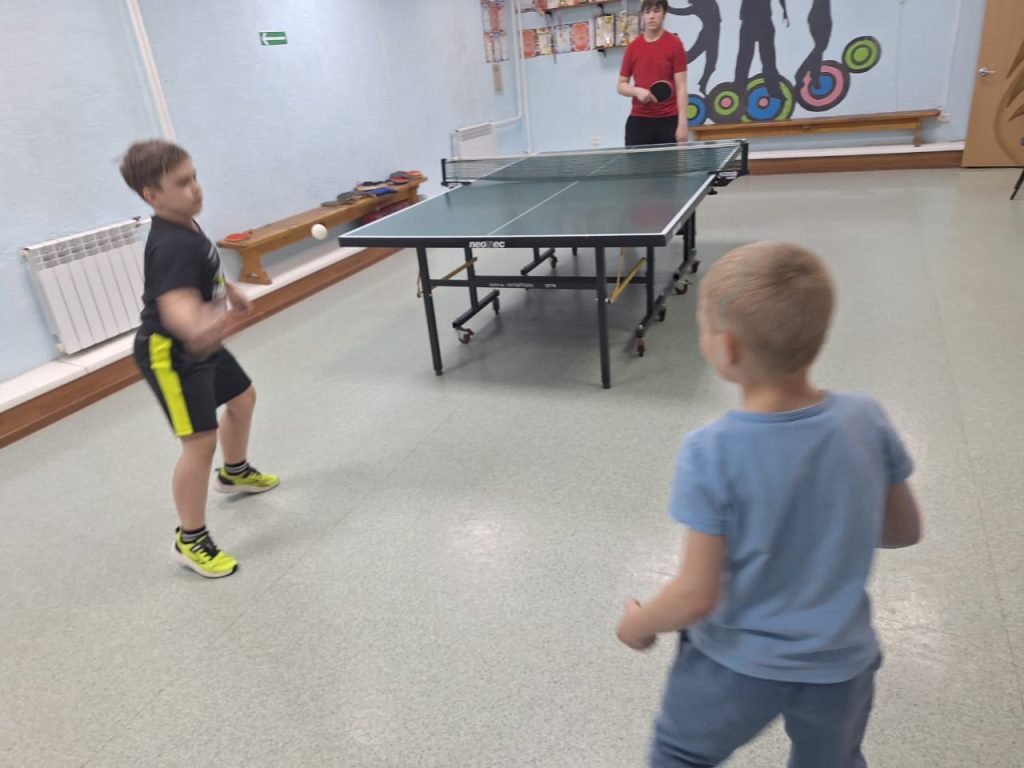 🏓 7 мая 2025 года в клубе по месту жительства «Слава» прошёл внутриклубный турнир по настольному теннису среди детей и подростков, посвящённый Дню Победы в Великой Отечественной войне! 