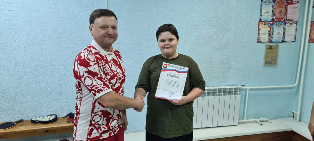 20 июня 2025 года в клубе по месту жительства «Слава» прошел открытый турнир по настольному теннису «Защитники Отечества: Сила и Спорт» в рамках общероссийской акции «Призывник»