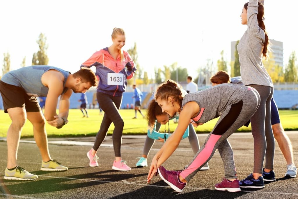 Разминка перед выполнением нормативов ВФСК «ГТО»!