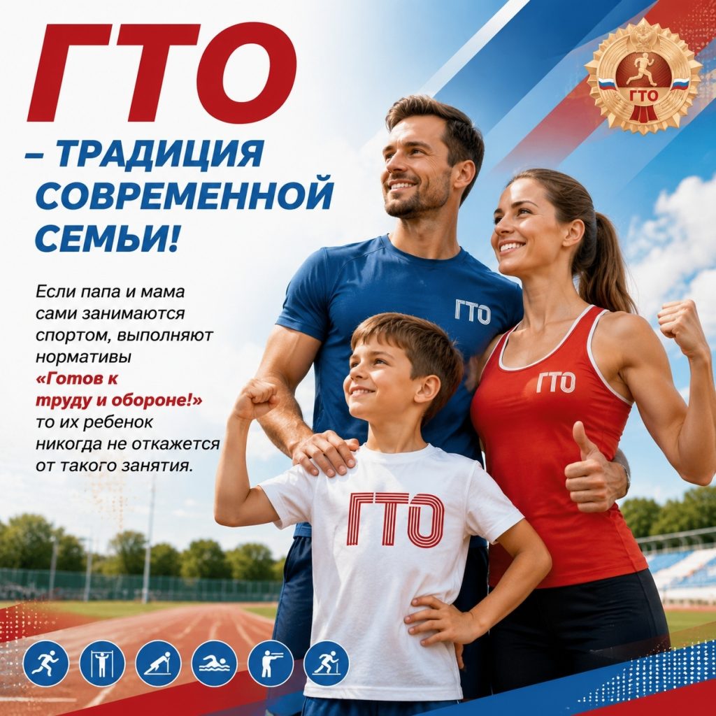 ГТО — традиция современной семьи!